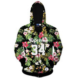 FLOWER 3D PRINT HOODIES MEN2